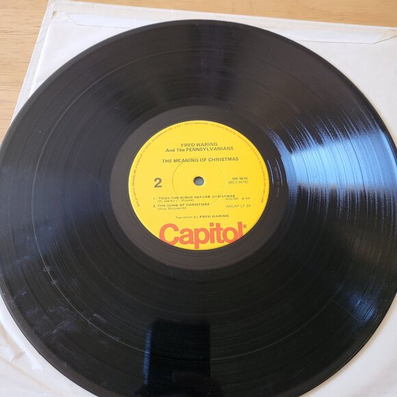 FRED WARING and The Pennsylvanians The Meaning of Christmas LP Vinyl SM 1610 LPA - Picture 7 of 9